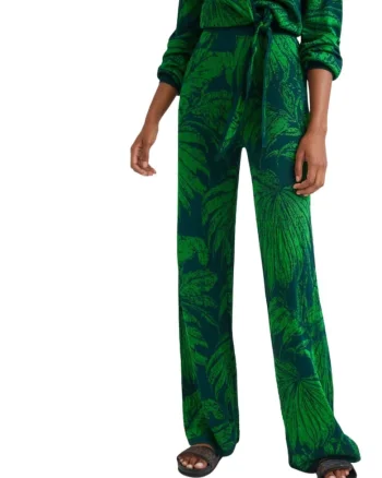 Pantaloni drepti cu talie elastica Danubio