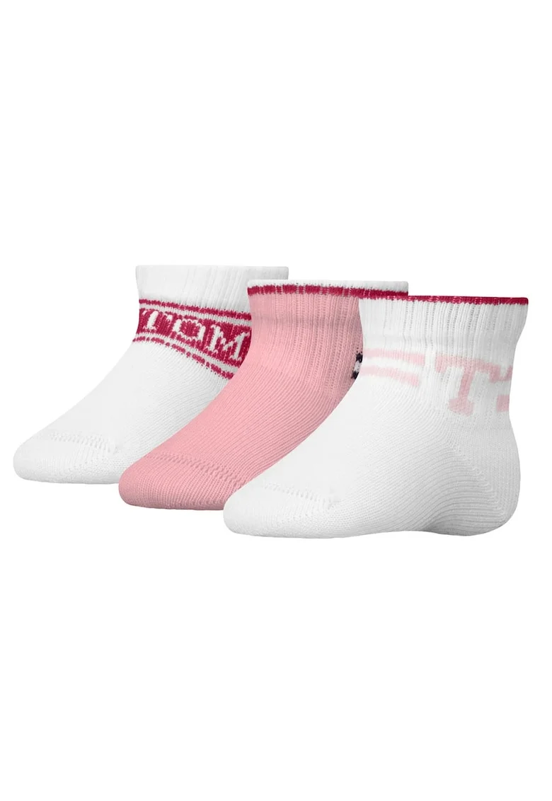 Set 3 perechi sosete scurte copii  701236341, Roz