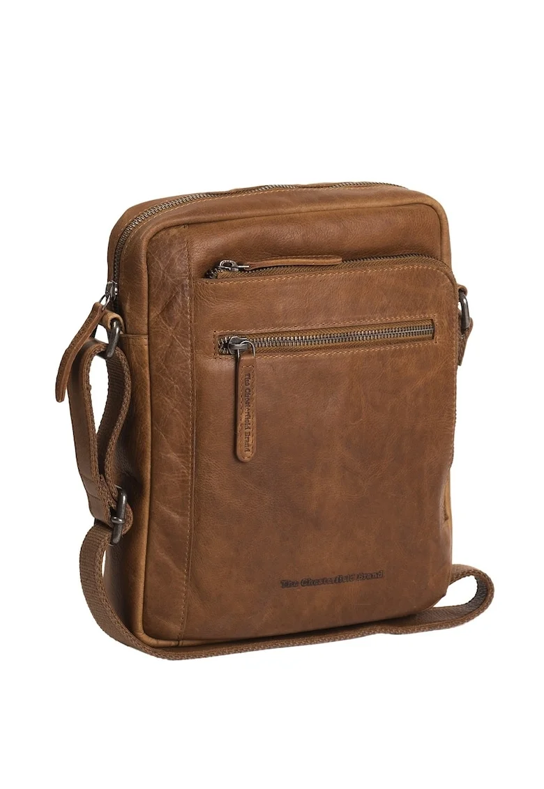 Geanta umar unisex piele naturala, 4.3 litri, Dessau,, Coniac