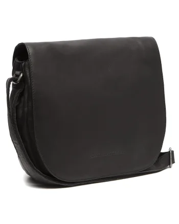 Geanta umar dama piele naturala, 6 litri, Millie,, Negru