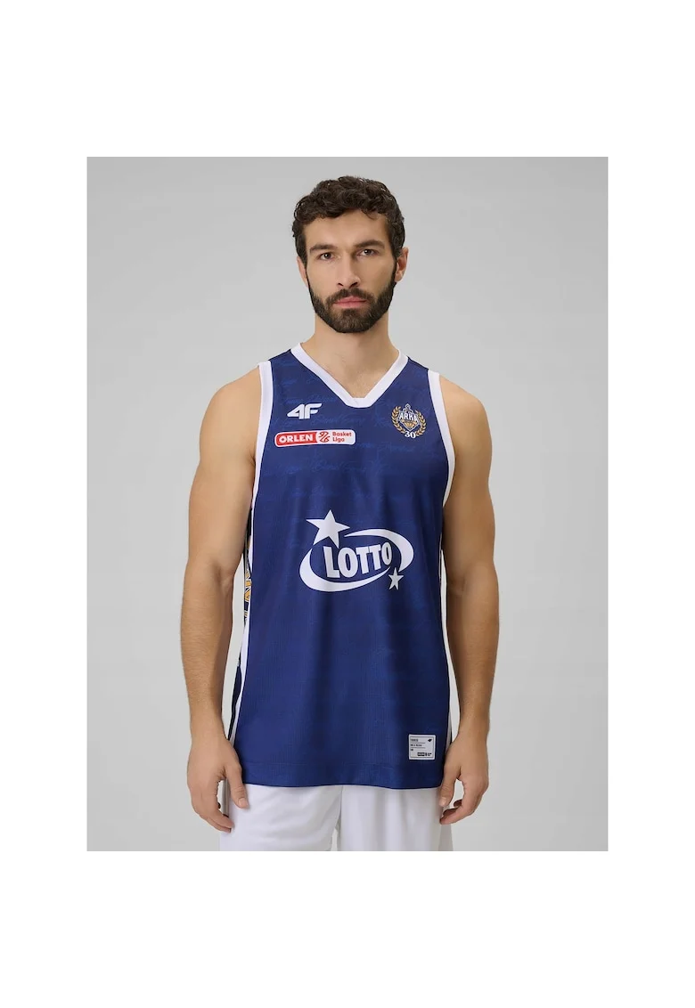 Maiou baschet barbati  poliester, Bleumarin