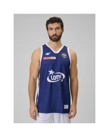 Maiou baschet barbati  poliester, Bleumarin