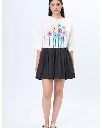 Bluza pictata manual Rilina