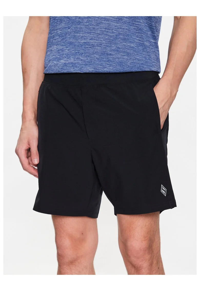 Pantaloni scurti barbati,  Poliester, Negru