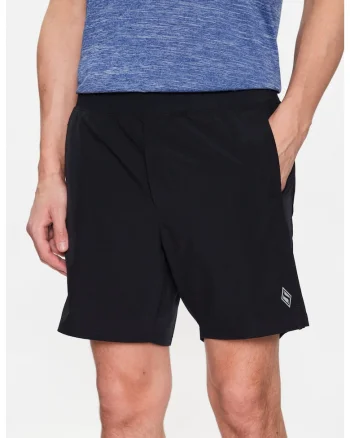 Pantaloni scurti barbati,  Poliester, Negru