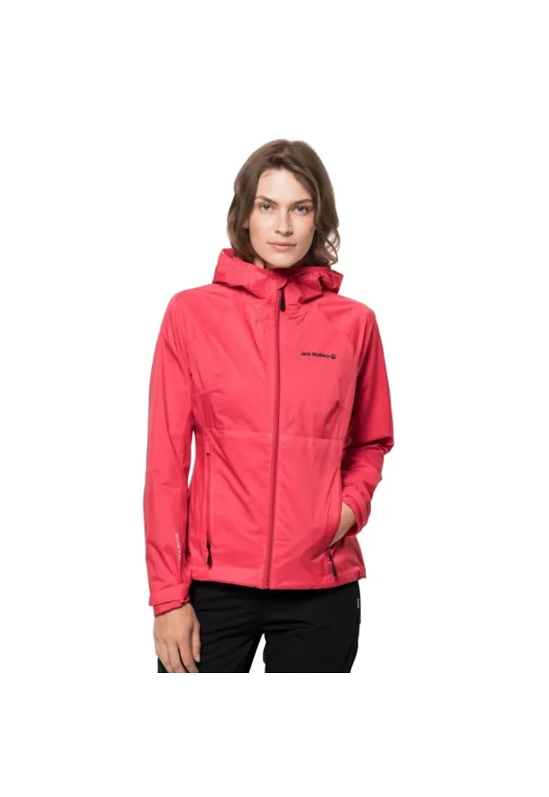 Geaca sport dama  Tasman 2l Jkt W 1114971-2058, poliester, rosu