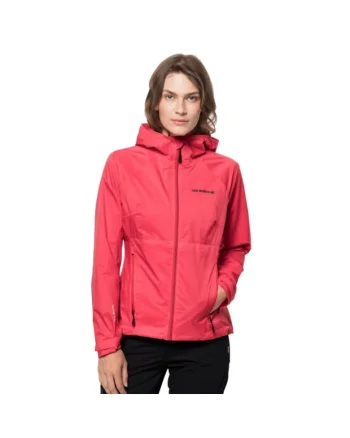 Geaca sport dama  Tasman 2l Jkt W 1114971-2058, poliester, rosu