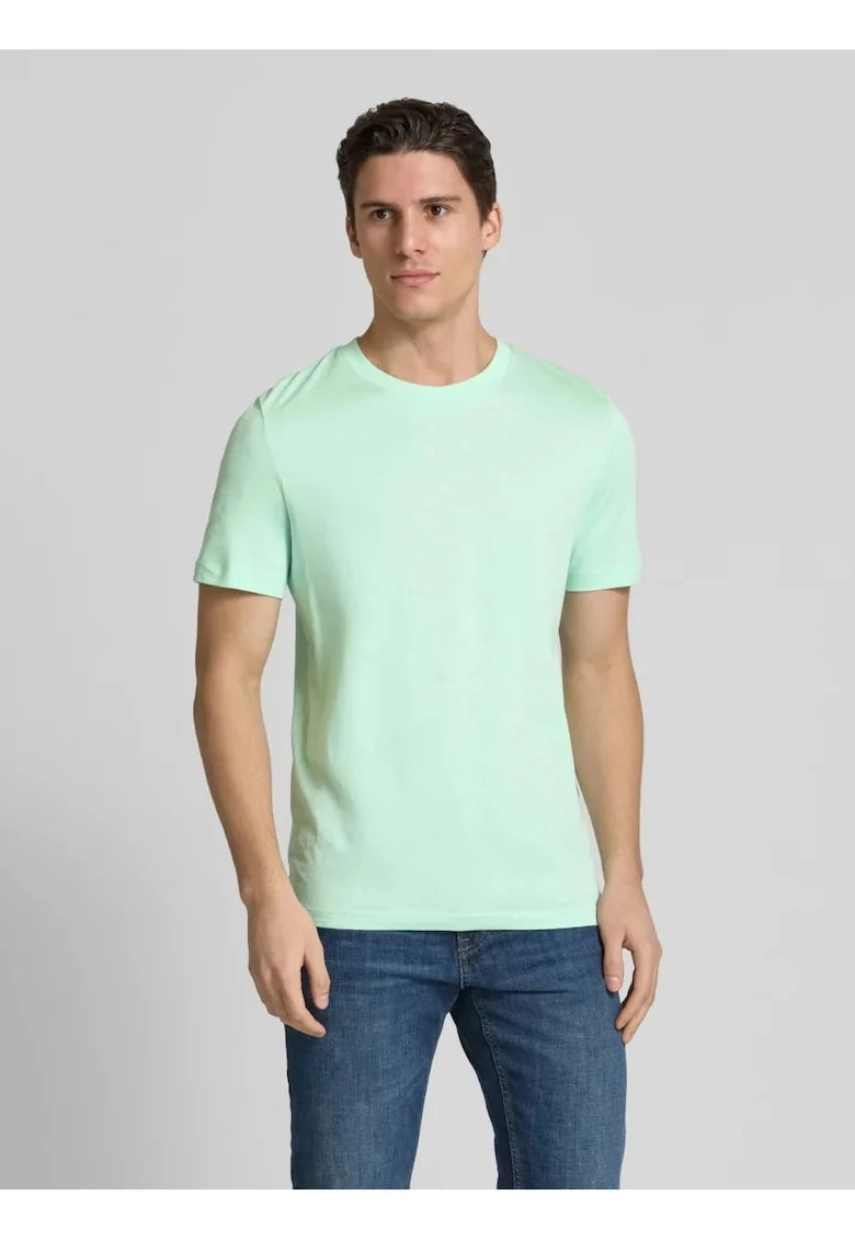 Tricou regular fit din bumbac, Verde menta