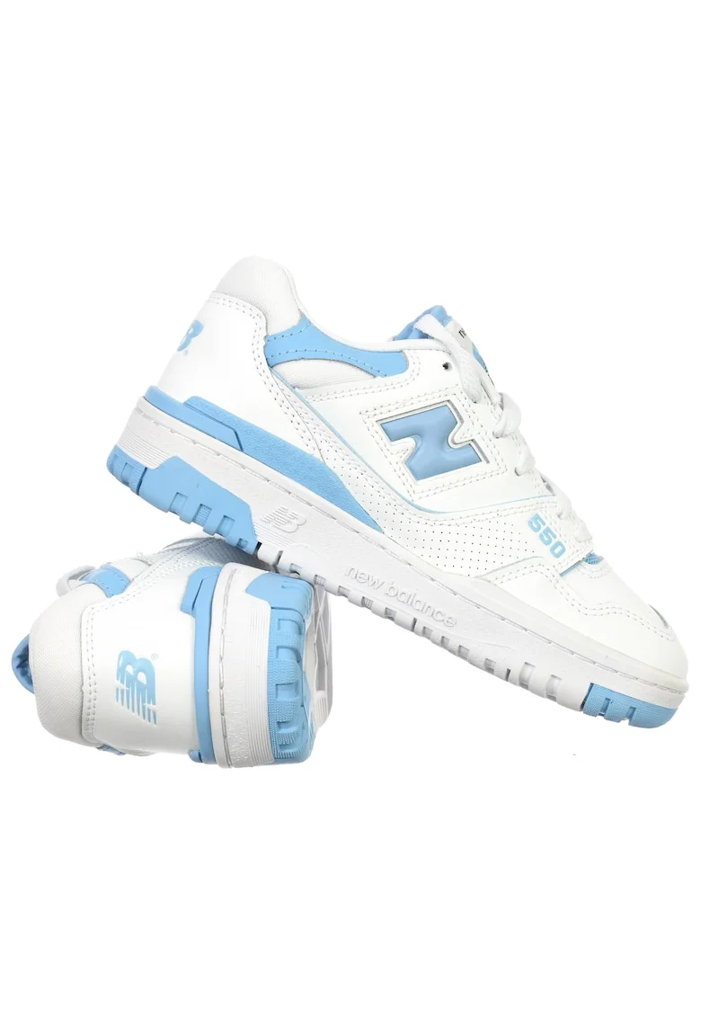 Pantofi sport dama BBW550BC,  Sintetic/Textil, Alb/Albastru