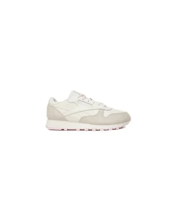 Pantofi sport copii  EO-CLASSIC LEATHER, bej, piele naturala, dantelat, rotund,