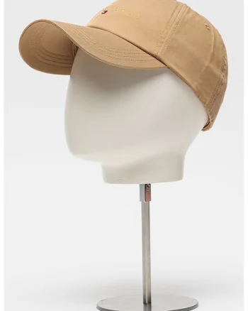 Sapca din bumbac organic cu inchidere velcro, Caramel