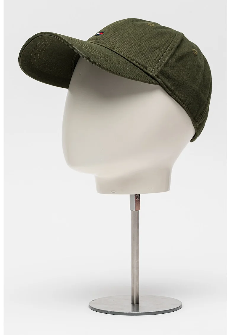 Sapca din bumbac organic Flag '85, Verde inchis