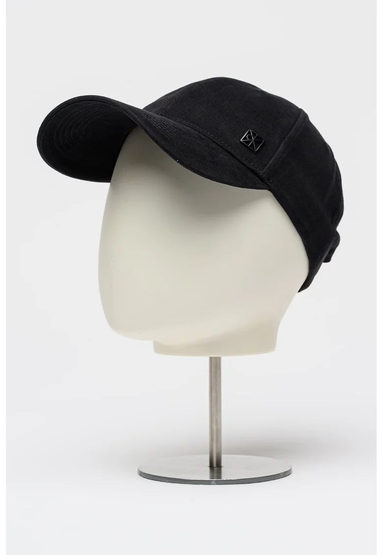 Sapca baseball cu logo metalic, Negru