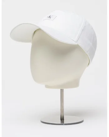 Sapca baseball de bumbac cu logo, Alb optic
