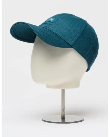 Sapca baseball de bumbac cu logo, Albastru petrol