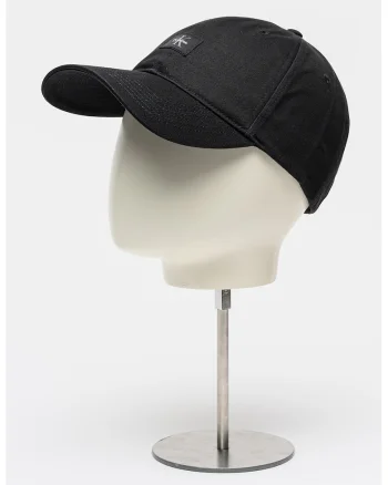 Sapca baseball de bumbac cu logo, Negru