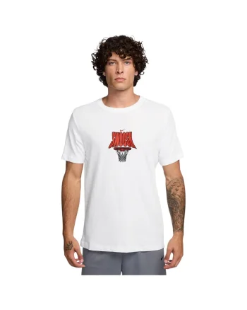 Tricou sport  Dri-FIT, alb, bumbac-poliester