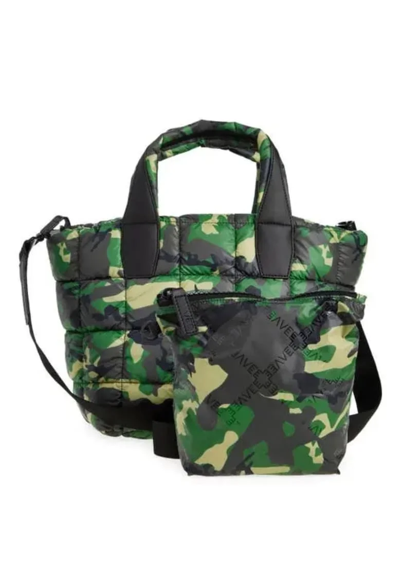 Geanta shopper cu model camuflaj, 41x24x20cm