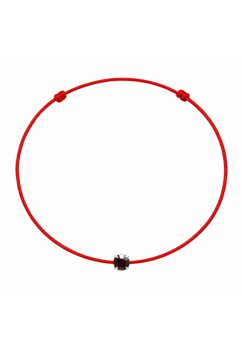 Bratara martisor decorata cu cristal Preciosa, Mov