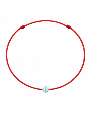 Bratara martisor decorata cu cristal Preciosa, Albastru ultramarin
