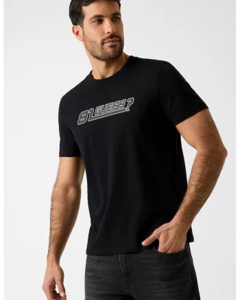 Tricou slim fit pentru fitness, Negru