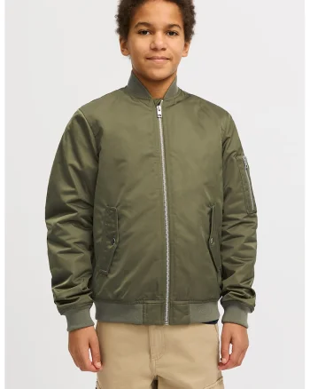 Jacheta regular fit cu buzunare, Verde masliniu