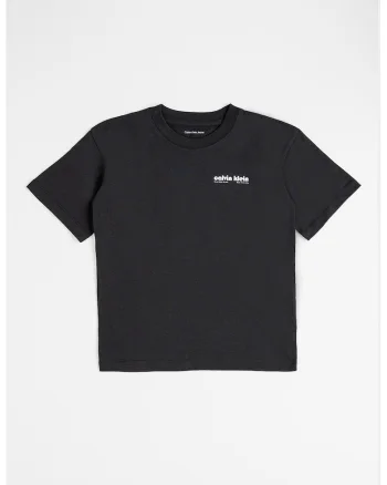 Tricou din bumbac cu logo supradimensionat, Rosu/Negru/Verde masliniu