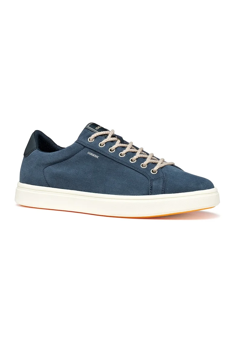 Pantofi sport Baltmoore low-cut din piele, Albastru titan