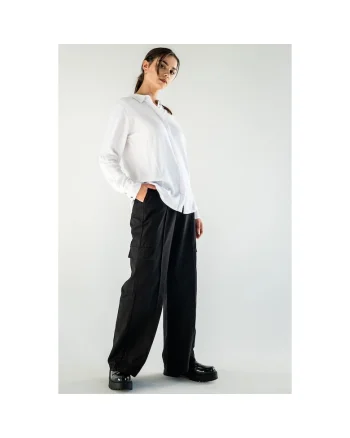 Pantaloni cargo din bumbac,