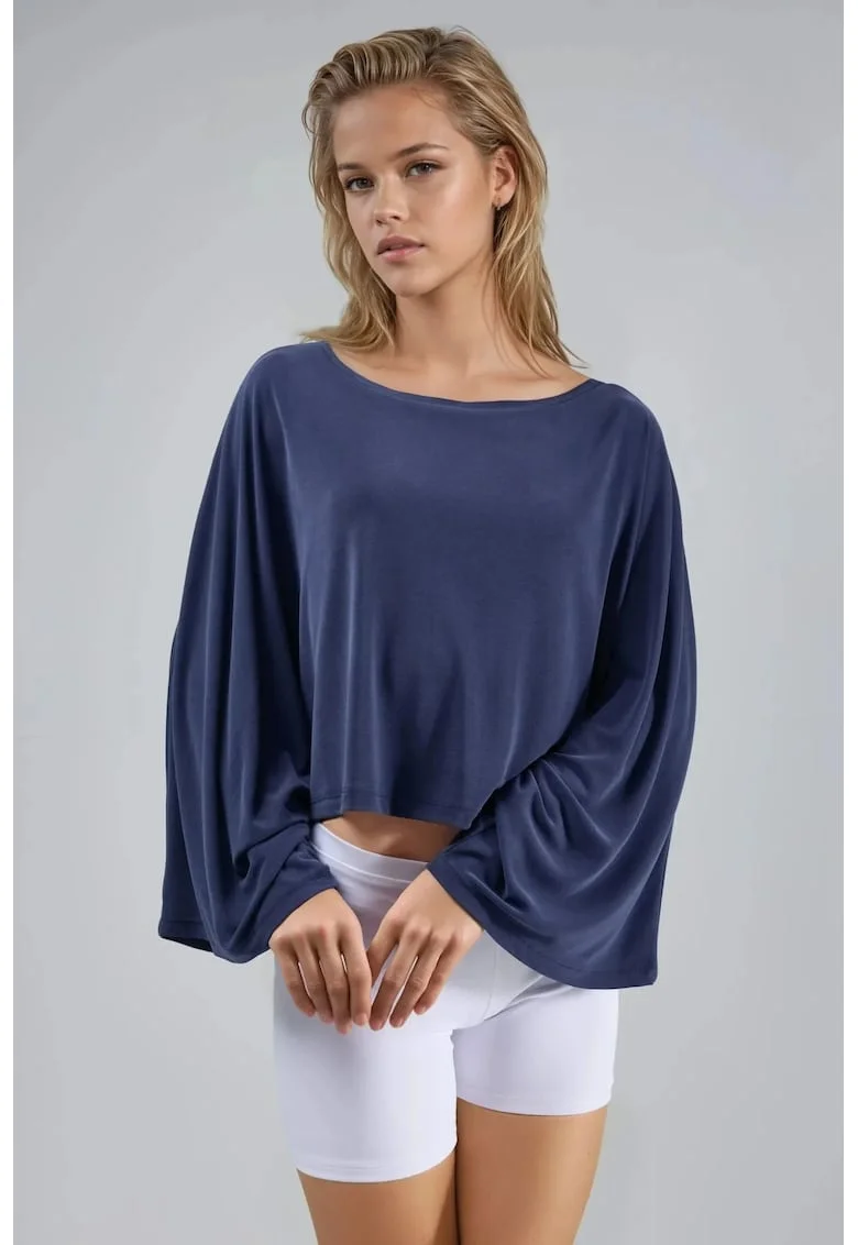Bluza pentru dama,  Bleumarin, Jerseu