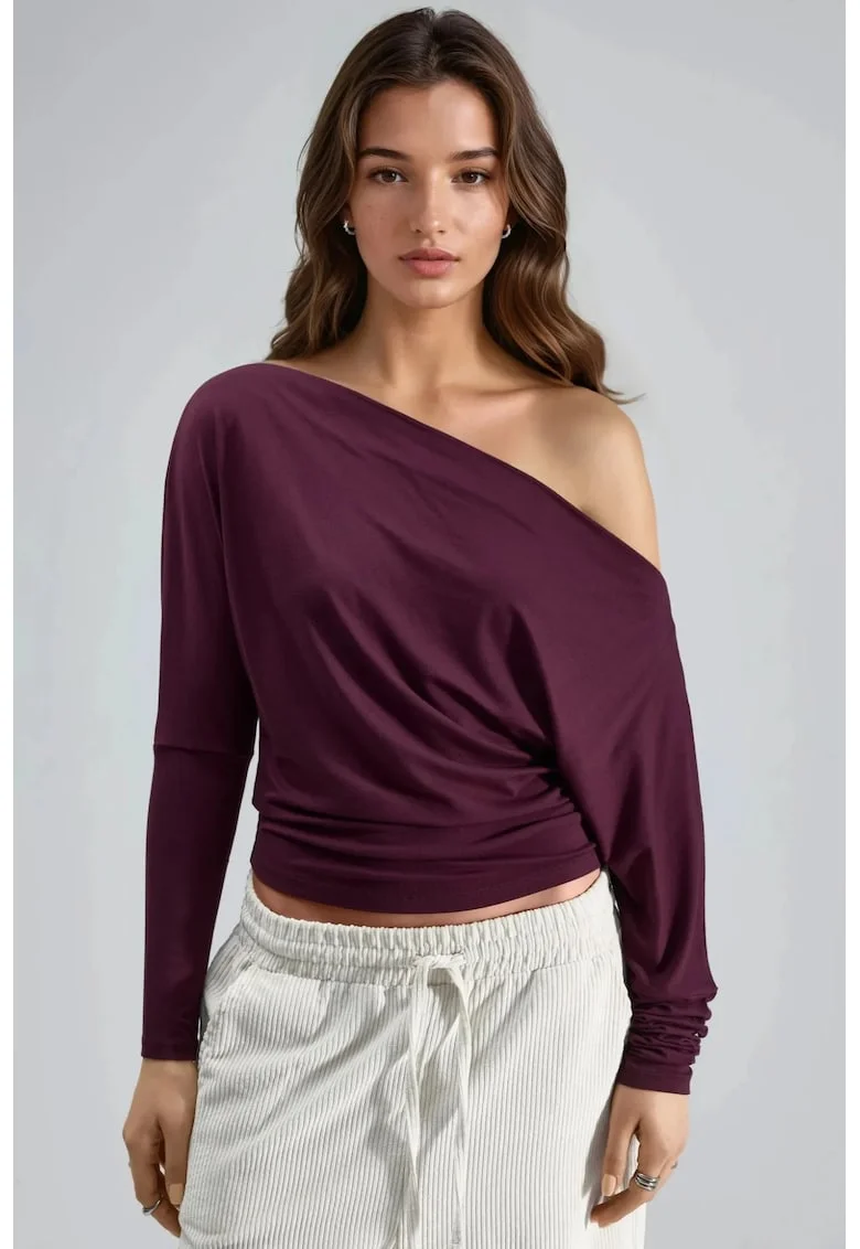 Bluza pentru dama,  Mov, Jerseu