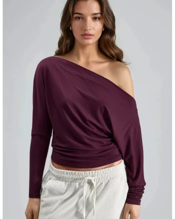 Bluza pentru dama,  Mov, Jerseu