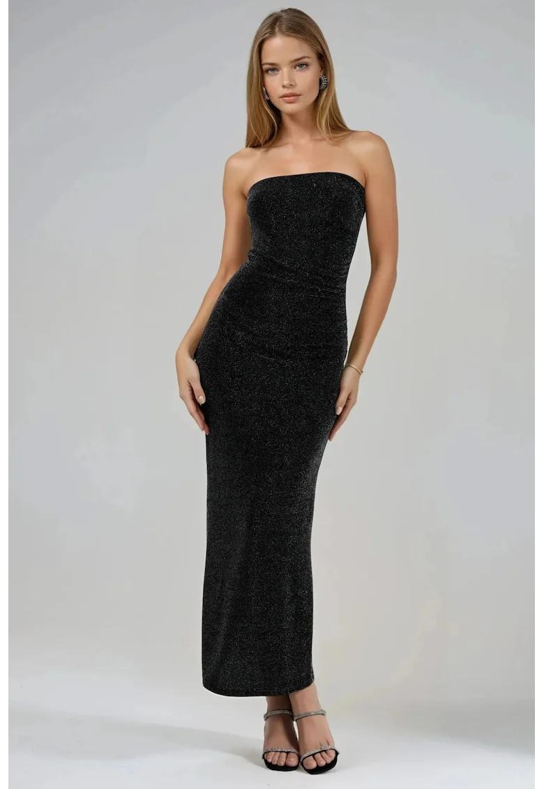 Rochie Maxi Femei  Mulata, Negru, Jerseu