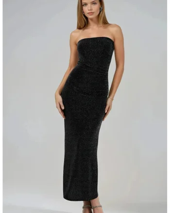 Rochie Maxi Femei  Mulata, Negru, Jerseu