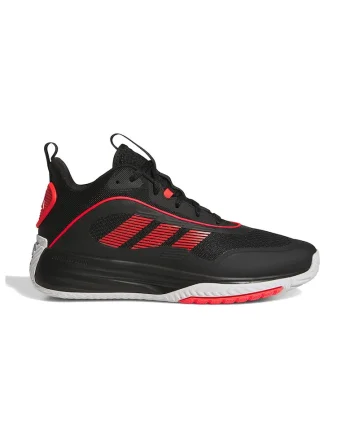 adidas Performance, Pantofi mid-cut pentru baschet Own The Game 3.0, Rosu/Negru