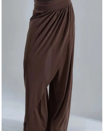 Pantaloni dama  maro, Maro deschis
