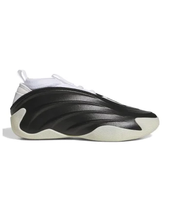 adidas Performance, Pantofi din piele pentru baschet Harden Vol. 9, Negru