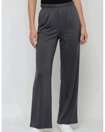 Pantaloni viscoza/poliester/elastan gri, Gri