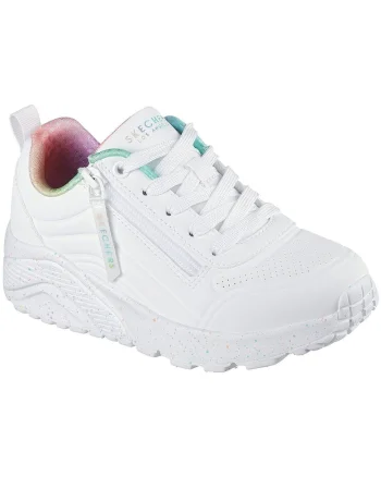 Pantofi sport copii  Uno Lite - Vivid Splash, Alb