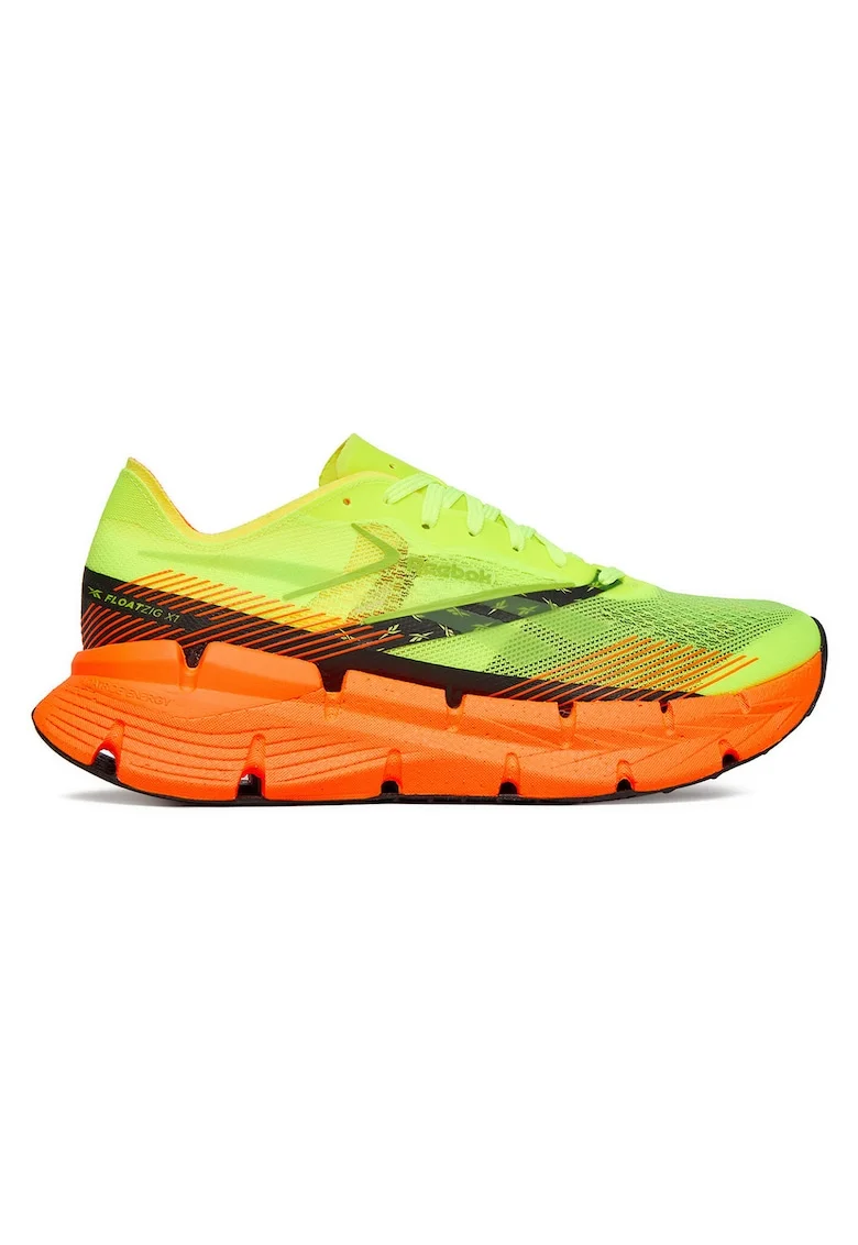 Pantofi sport barbati,  galben, tesatura textila, pentru alergare