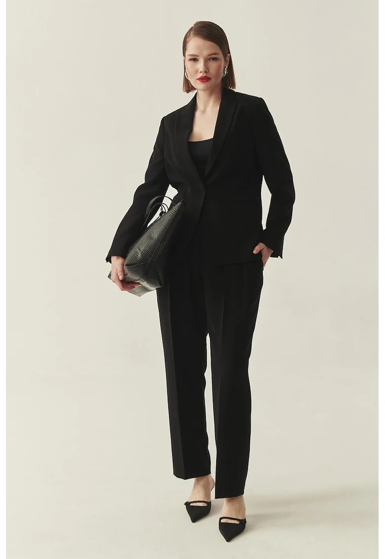 Sacou cu model uni, Negru