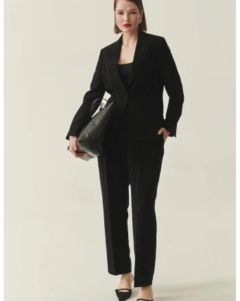 Sacou cu model uni, Negru