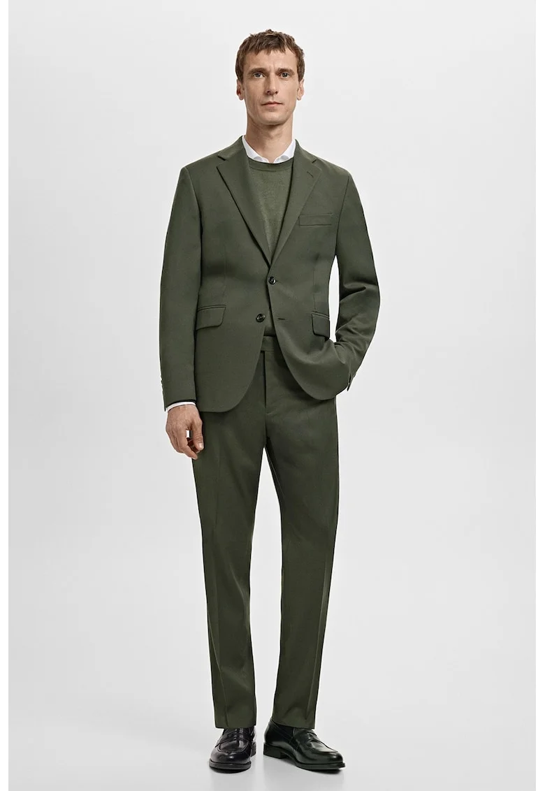 Sacou slim fit, Verde feriga