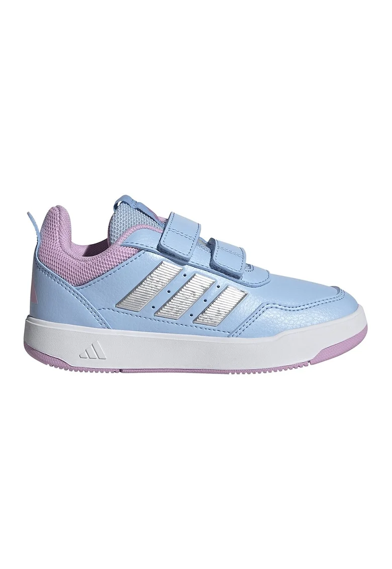 Pantofi sport Tensaur Sport 3.0 de piele ecologica cu velcro, Albastru pastel/Roz pastel/Argintiu