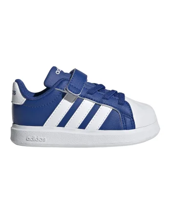 Pantofi sport cu velcro StreetTalk, Alb/Albastru royal