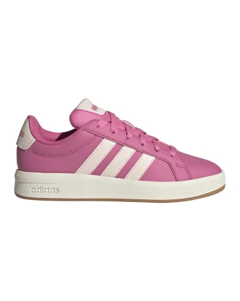 Pantofi sport Grand Court 3.0 de piele ecologica, Roz aprins/Alb murdar