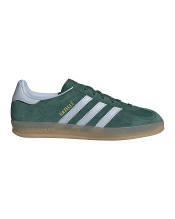Pantofi sport Gazelle de piele intoarsa, Alb optic/Caramel/Verde feriga