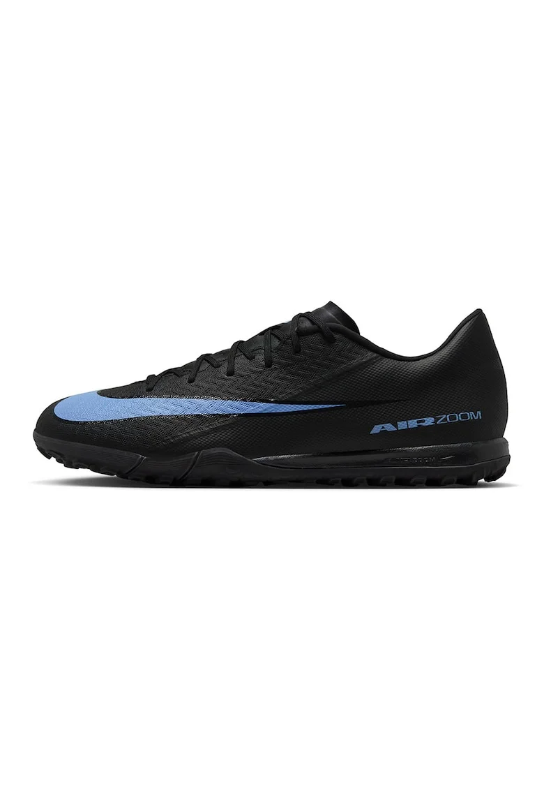 Pantofi Mercurial Vapor 16 Academy cu branturi cu amortizare pentru fotbal, Negru/Albastru glaciar