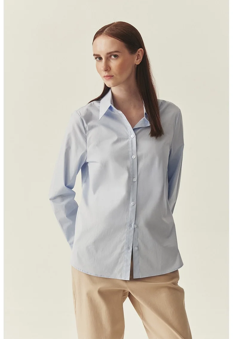 Camasa regular fit din bumbac, Albastru pal