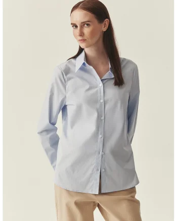 Camasa regular fit din bumbac, Albastru pal